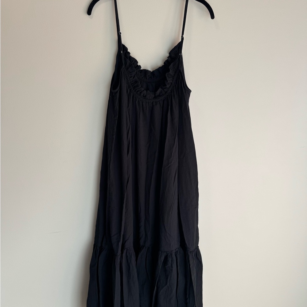 J. Crew Ruffle Beach Dress size M-L - Picture 7 of 7